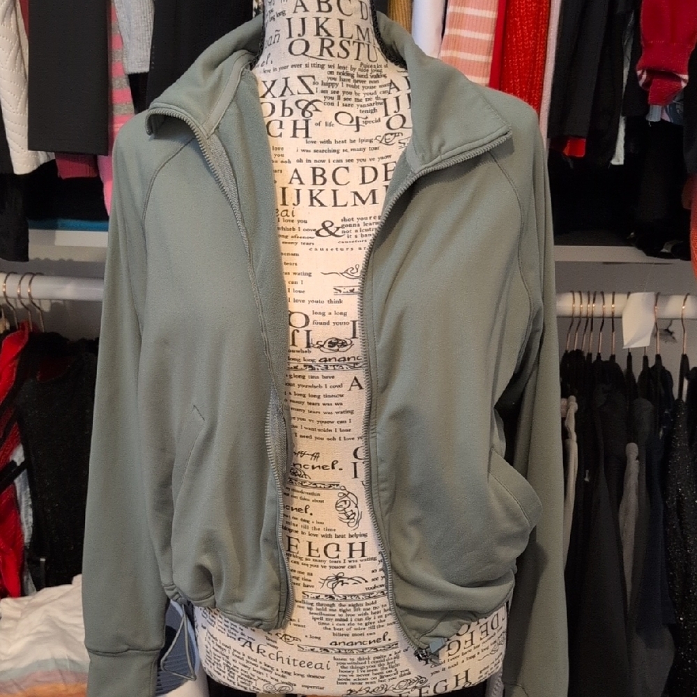 Yogalicious Olive Green Bomber Jacket